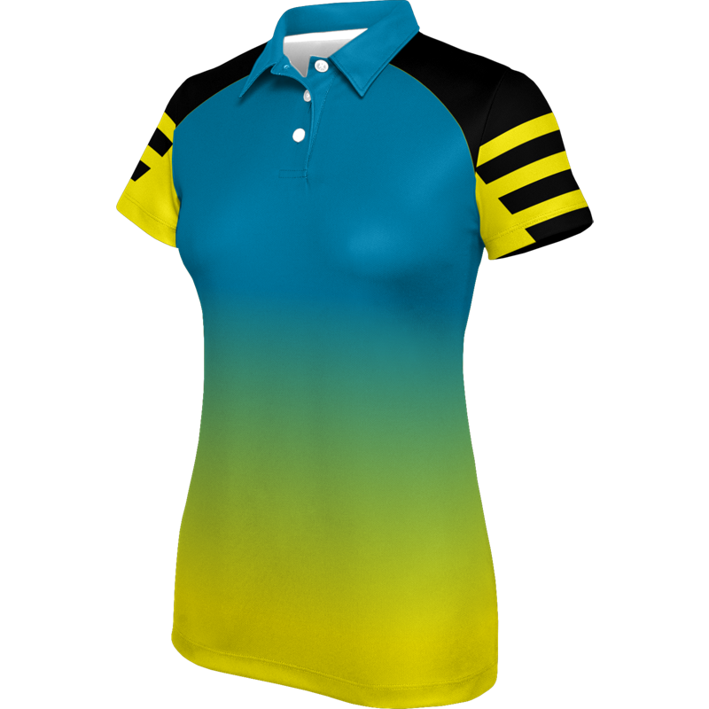 Women Sublimated Golf Wear Polo